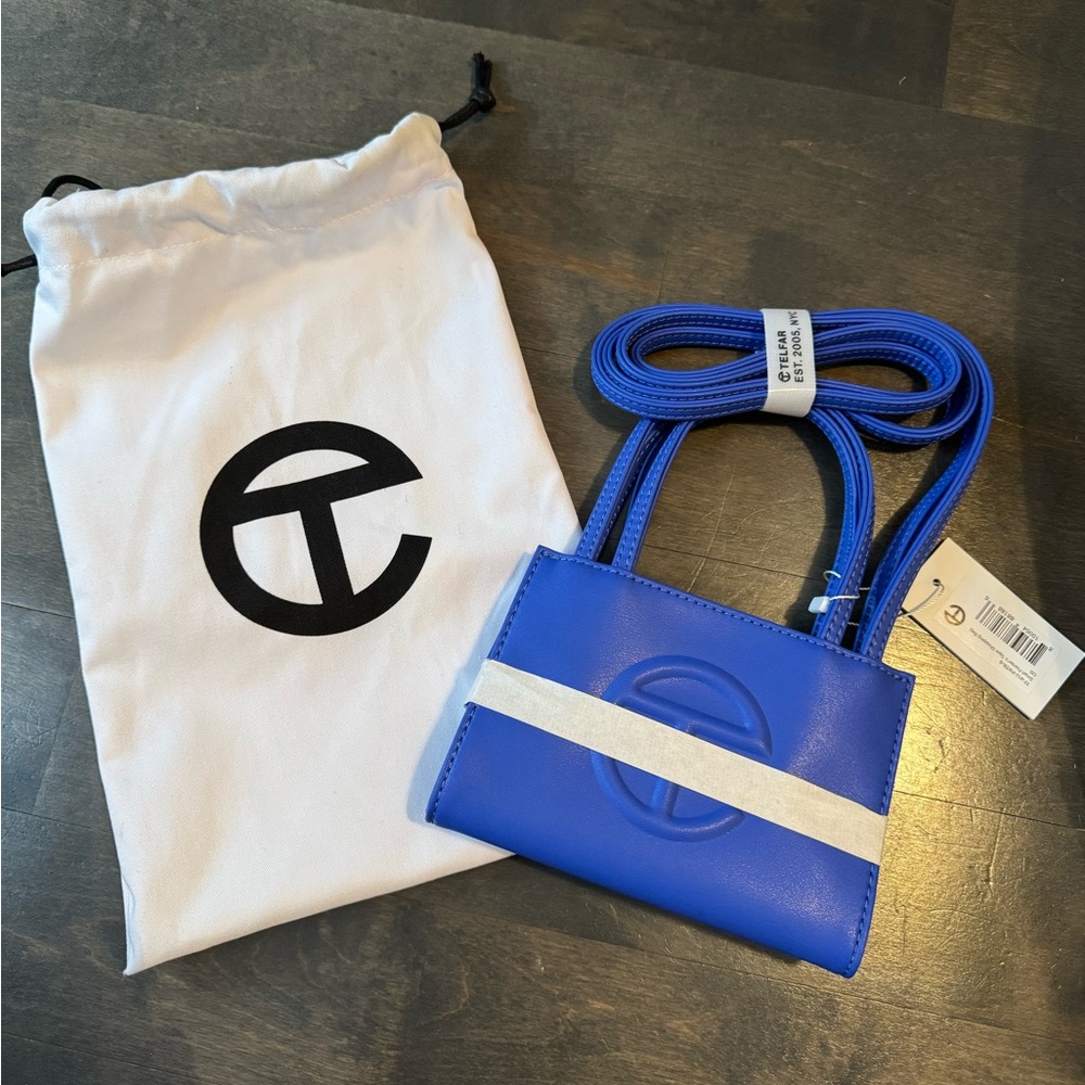 NWT- Brand new blue telfar bag (small)